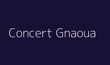 Concert Gnaoua